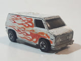 Vintage 1980 Hot Wheels '70's Van Super Van Enamel White Die Cast Toy Car Vehicle