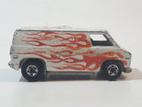 Vintage 1980 Hot Wheels '70's Van Super Van Enamel White Die Cast Toy Car Vehicle