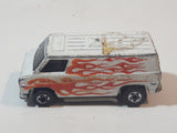 Vintage 1980 Hot Wheels '70's Van Super Van Enamel White Die Cast Toy Car Vehicle