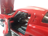 1988 Revell 1963 Corvette Stingray Red 1:24 Scale Die Cast Toy Car Vehicle with Opening Doors and Hood