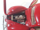 Motor Max No. 68014 1940 Ford Deluxe Coupe Red 1:24 Scale Die Cast Toy Car Vehicle with Opening Doors, Hood, and Trunk