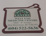 West End Medicine Centre New Westminster BC Thin Rubber Magnet