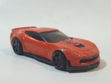 2017 Hot Wheels Factory Fresh Corvette C7 Z06 Orange Die Cast Toy Car Vehicle