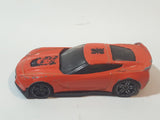 2017 Hot Wheels Factory Fresh Corvette C7 Z06 Orange Die Cast Toy Car Vehicle