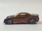2009 Hot Wheels Flip & Crash Duel Rapid Transit Metallic Dark Red Die Cast Toy Car Vehicle