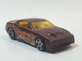 2009 Hot Wheels Flip & Crash Duel Rapid Transit Metallic Dark Red Die Cast Toy Car Vehicle