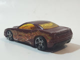 2009 Hot Wheels Flip & Crash Duel Rapid Transit Metallic Dark Red Die Cast Toy Car Vehicle