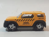 Unknown Brand 4x4 Under Construction Truck Yellow Die Cast Toy Car Vehicle