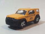 Unknown Brand 4x4 Under Construction Truck Yellow Die Cast Toy Car Vehicle