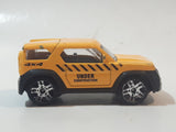 Unknown Brand 4x4 Under Construction Truck Yellow Die Cast Toy Car Vehicle
