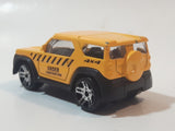 Unknown Brand 4x4 Under Construction Truck Yellow Die Cast Toy Car Vehicle