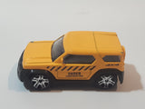 Unknown Brand 4x4 Under Construction Truck Yellow Die Cast Toy Car Vehicle