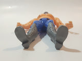 Greenbrier Wrestler with Blue Pants and Mask 5 1/2" Tall Toy Figure