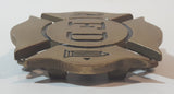 Vintage 1970s BBB FD Fire Department Solid Brass Belt Buckle 883 Taiwan