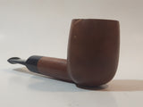 Vintage Italy Meerlined Wood Tobacco Smoking Pipe
