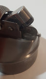 Vintage Medieval Knight Helmet Shaped Heavy Metal Table Top Gas Lighter with Inner Storage