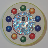 Pool Billiards Snooker 8 Ball Yellow Plastic Caps Pog Slammer