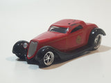 Jada Badge City Heat 1934 Ford Coupe Fire Chief Red Die Cast Toy Car Vehicle