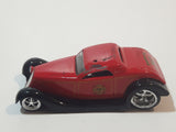 Jada Badge City Heat 1934 Ford Coupe Fire Chief Red Die Cast Toy Car Vehicle