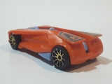 2007 Hot Wheels Track Stars Antracite Orange Die Cast Toy Car Vehicle