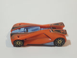 2007 Hot Wheels Track Stars Antracite Orange Die Cast Toy Car Vehicle