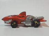 2001 Hot Wheels Sharkruiser Orange Die Cast Toy Car Shark Shaped Vehicle