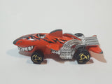 2001 Hot Wheels Sharkruiser Orange Die Cast Toy Car Shark Shaped Vehicle
