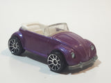 2007 Hot Wheels Mystery Cars Volkswagen Beetle Convertible Metalflake Pink Die Cast Toy Car Vehicle