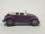 2007 Hot Wheels Mystery Cars Volkswagen Beetle Convertible Metalflake Pink Die Cast Toy Car Vehicle