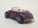 2007 Hot Wheels Mystery Cars Volkswagen Beetle Convertible Metalflake Pink Die Cast Toy Car Vehicle