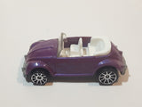 2007 Hot Wheels Mystery Cars Volkswagen Beetle Convertible Metalflake Pink Die Cast Toy Car Vehicle