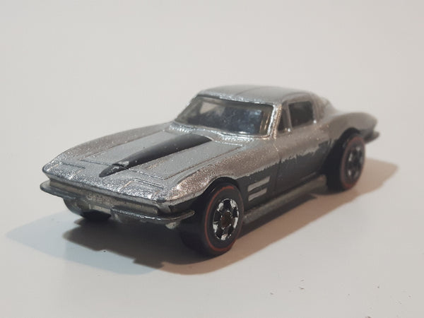 2008 Hot Wheels Since '68: Muscle Cars '64 Corvette Sting Ray Metalflake Silver Die Cast Toy Classic Muscle Car Vehicle
