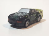 1990 Galoob Micro Machines Porsche 959 #5 Black and Yellow 2 1/2" Long Die Cast Toy Car Vehicle