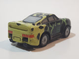 1990 Galoob Micro Machines Porsche 959 #5 Black and Yellow 2 1/2" Long Die Cast Toy Car Vehicle