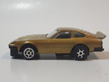 Vintage No. B14 Nissan 280 ZX Shell Gold Pull Back Die Cast Toy Car Vehicle Made in Macau