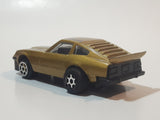 Vintage No. B14 Nissan 280 ZX Shell Gold Pull Back Die Cast Toy Car Vehicle Made in Macau