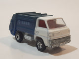 Tomy Tomica No. 10 Mitsubishi Canter Garbage Refuse Truck White and Blue 1:72 Scale Die Cast Toy Car Vehicle Made in Japan