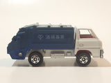 Tomy Tomica No. 10 Mitsubishi Canter Garbage Refuse Truck White and Blue 1:72 Scale Die Cast Toy Car Vehicle Made in Japan