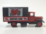Lledo Days Gone 1934 Mack Canvas Back Truck Kaffee Hag Red and Black Die Cast Toy Car Vehicle
