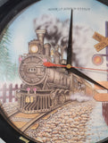1997 Yen Huei Chang Rail Road Crossing Hourly Sound Effect 11 1/4" Wall Clock