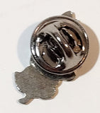 British Columbia Dogwood Flower White Enamel Metal Lapel Pin