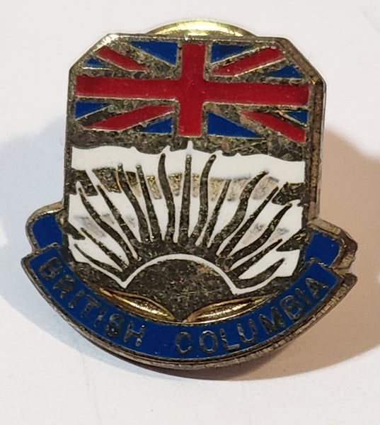 British Columbia Crest Enamel Metal Lapel Pin