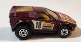 Majorette Motor Bosch Kleber AGIP Bilstein #18 Dark Purple Die Cast Toy Car Vehicle