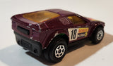 Majorette Motor Bosch Kleber AGIP Bilstein #18 Dark Purple Die Cast Toy Car Vehicle