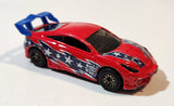 2003 Hot Wheels Pavement Pounder Toyota Celica Red Die Cast Toy Car Vehicle