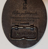 2013 Montana Silversmith Calgary Stamped Metal Belt Buckle