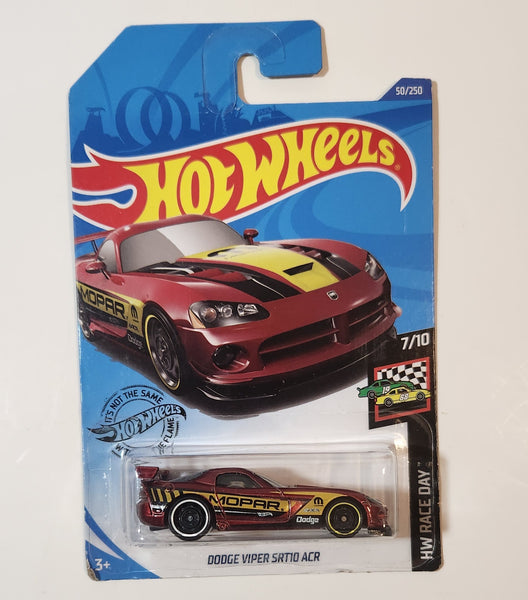2020 Hot Wheels HW Race Day Dodge Viper STR10 ACR Red Die Cast Toy Car Vehicle New in Package