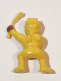 A&A Yellow Ninja Miniature 1 3/8" Tall Toy Figure