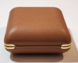 Vintage Seth Thomas Brown Cased Travel Pocket Wind Up Alarm Clock