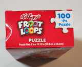 2021 Spin Master Kellogg's Froot Loops Cereal 100 Piece Puzzle in Box